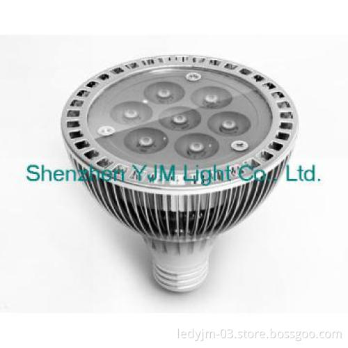 9.6W Par 30 led lighting , led par lighting with E27 lamp base